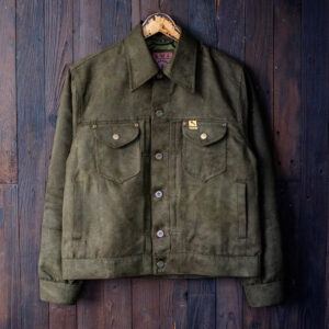 Type 2 Suede Jacket - Army Green