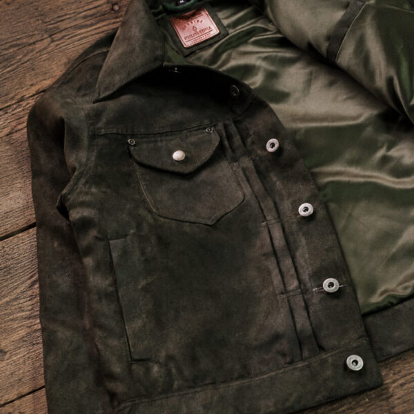 Type 2 Suede Jacket - Army Green