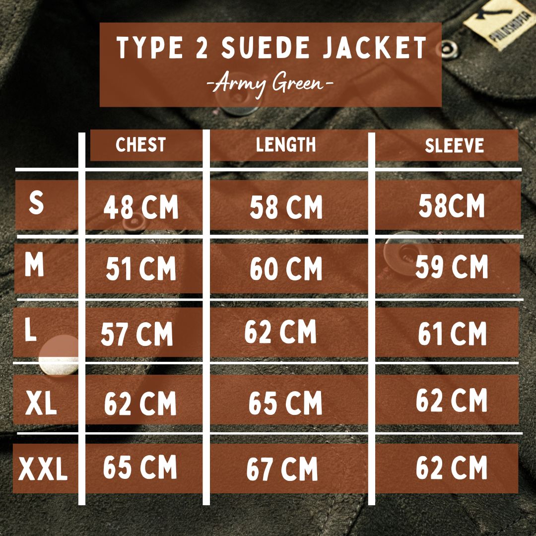 Type 2 Suede Jacket - Army Green - Image 7