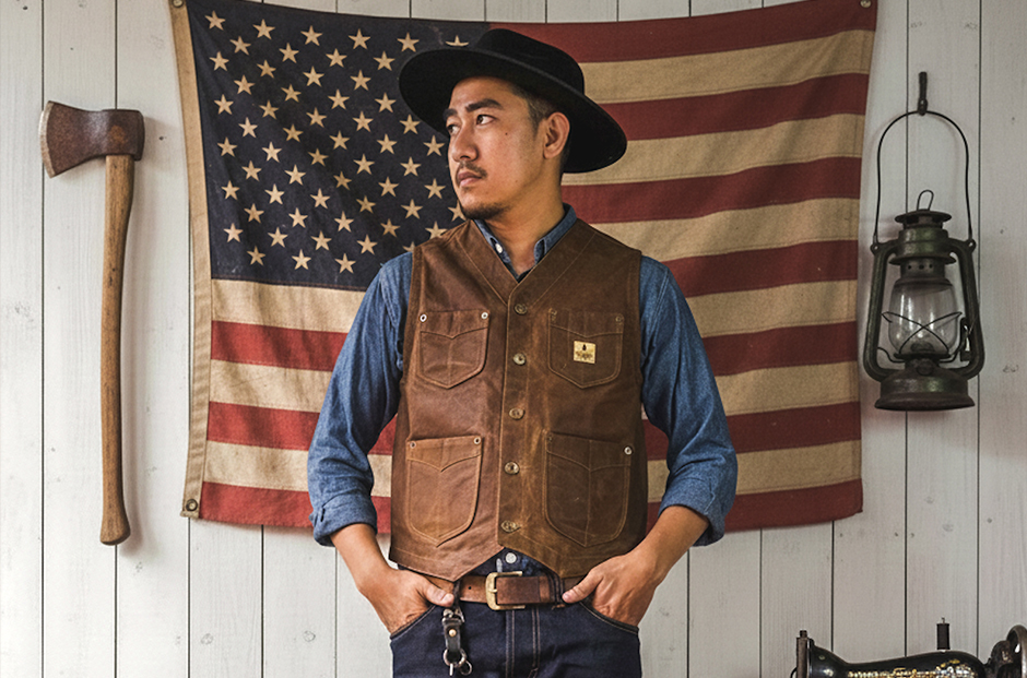 THE CABIN VEST - Wax Canvas (MTO) - Image 7