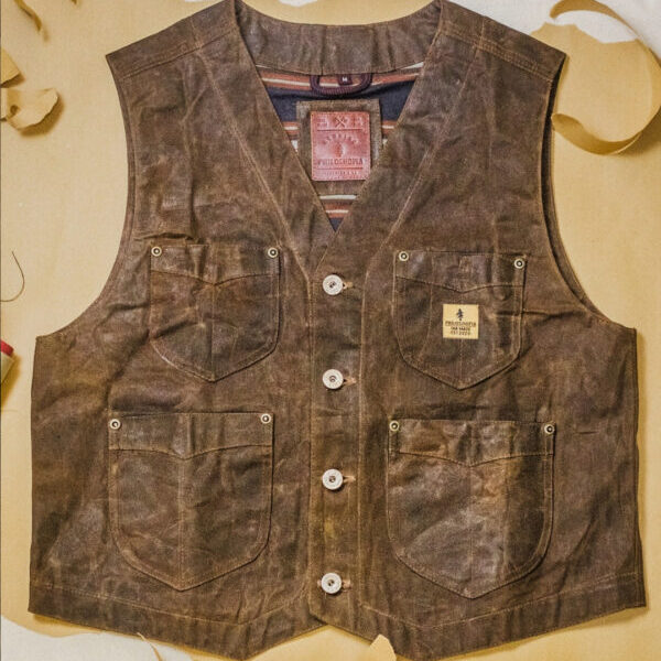 THE CABIN VEST - Wax Canvas (MTO)