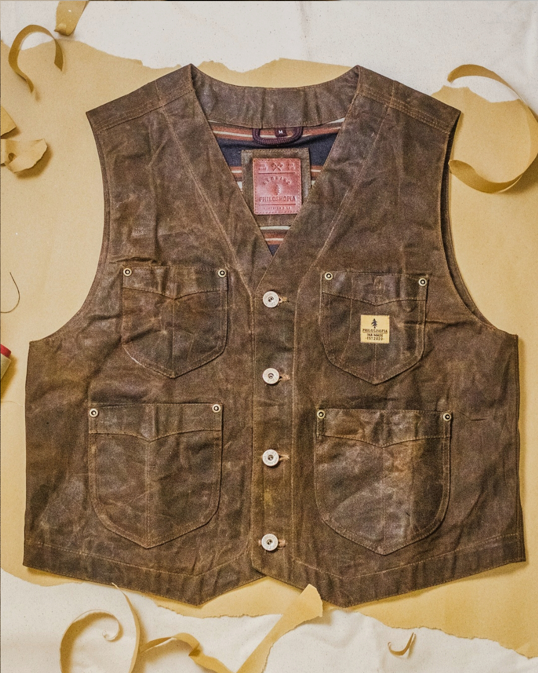 THE CABIN VEST - Wax Canvas (MTO)