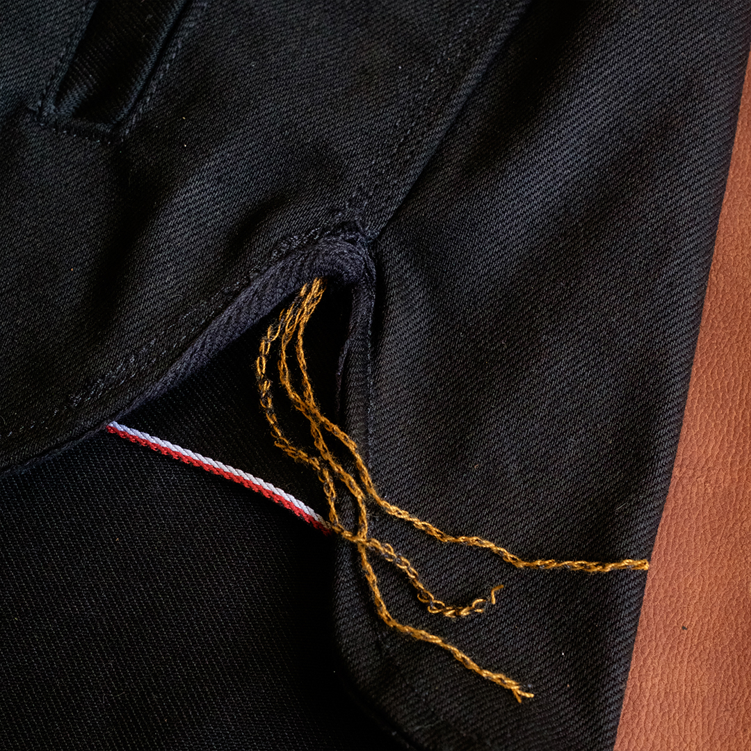 Western Shirt - Selvedge Denim Black x Black - Image 4
